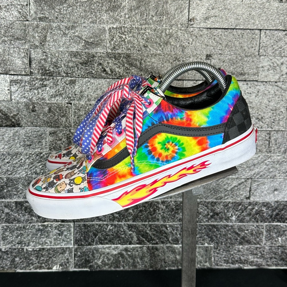 Vans Off The Wall Custom Creations Skate Shoes - M8.5/W10 - Picture 9 of 10
